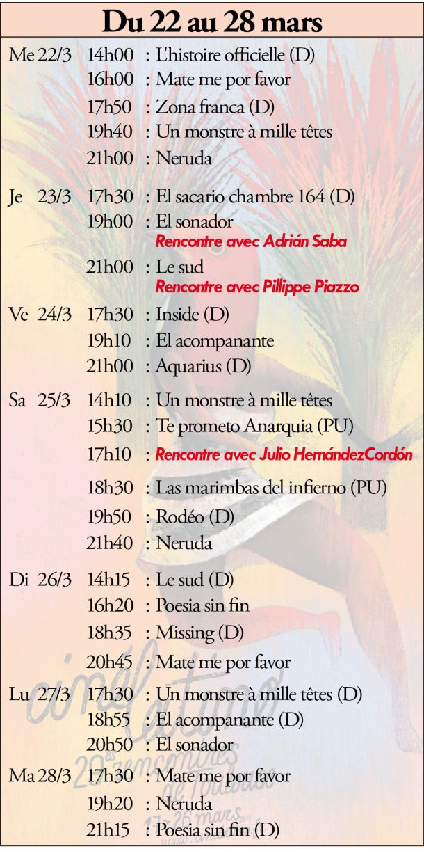 Cinélatino : 29èmes Rencontres de Toulouse